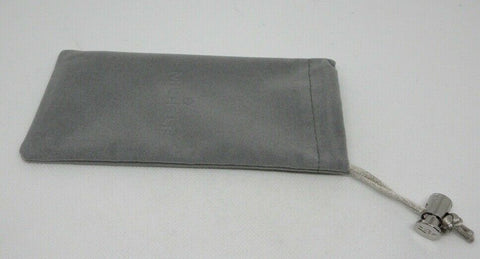 New Michele Watch Travel Pouch Microfiber Cloth Grey OEM