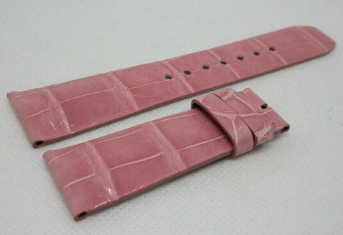 Baume Mercier 21mm Pink Alligator Strap OEM Genuine