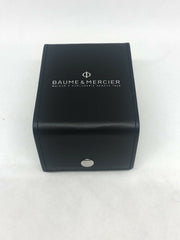 New Baume Mercier Watch Travel Case Black Leather OEM Genuine