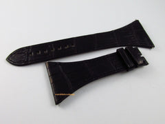 New Harry Winston 35mm Black Alligator Strap for Avenue Squared Collection OEM