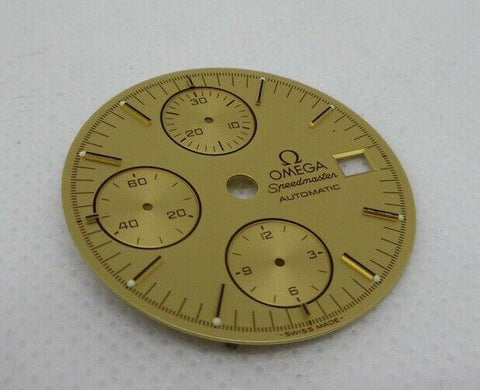 Omega Speedmaster Chronograph Gold Dial 29mm