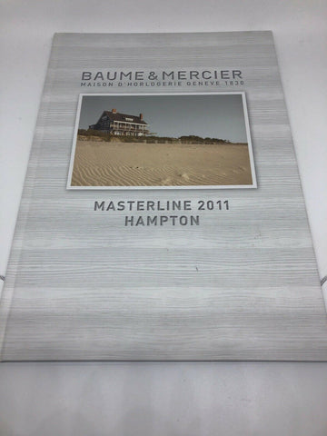 Baume Mercier Hampton Manual Guide Hardcover Book 2011 Price List