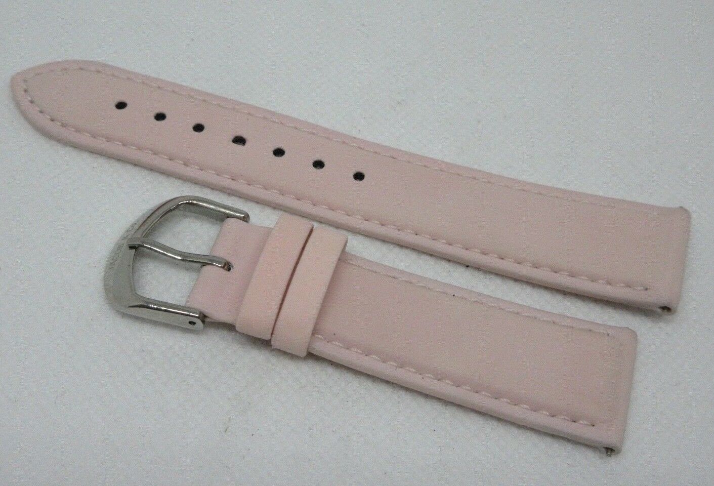 New Jacob & Co. 20mm Pink Poly Rubber Strap Tang Buckle Stainless Steel
