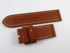 New Panerai 26mm Brown Vintage Calf Leather Strap OEM