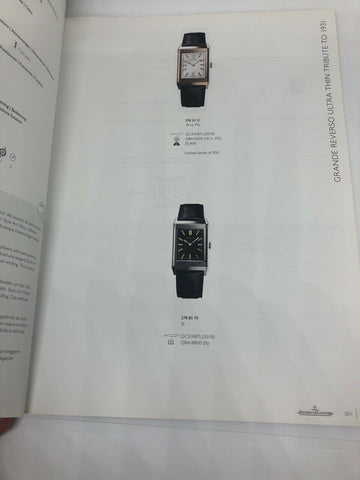 Jaeger Lecoultre Watch Magazine SIHH 2011 Dealer