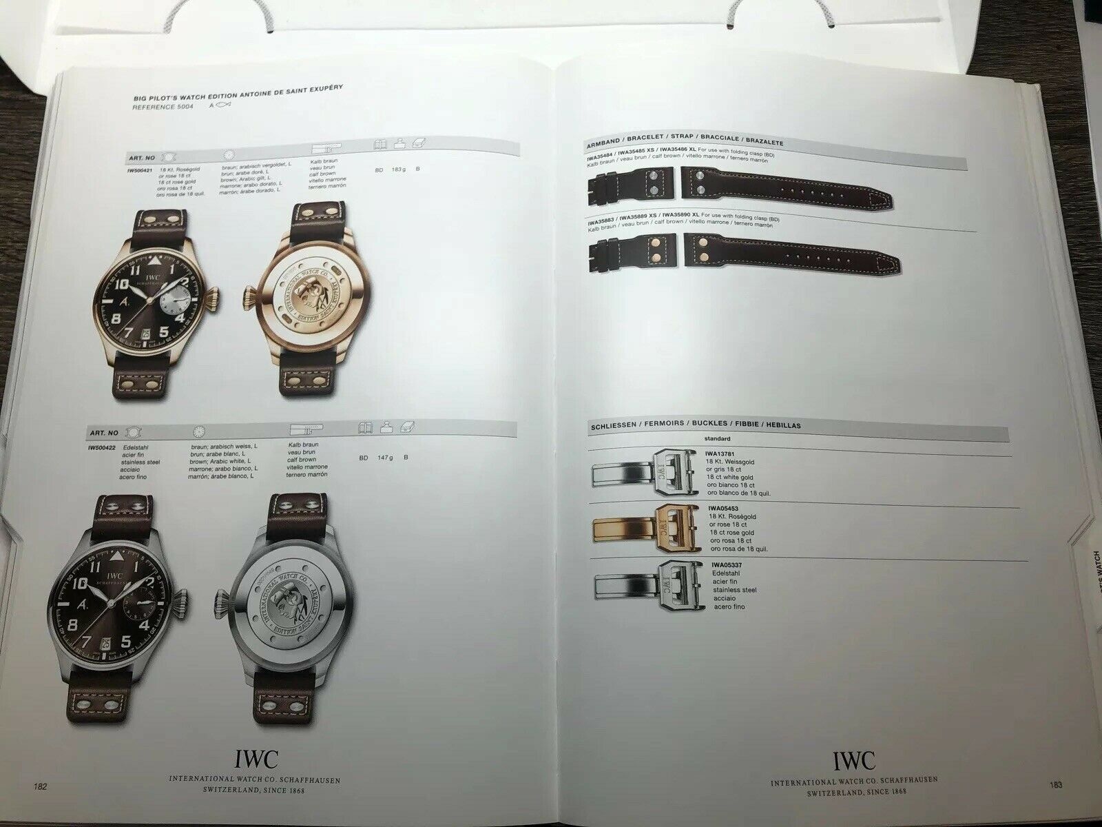 IWC Watch Manual Hardcover Book Complete Collection Rare 2010 2011