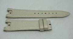 New Ulysse Nardin Strap Satin Leather 18mm OEM Genuine Beige Tan Fabric