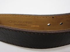 Chronoswiss Timemaster Brown Leather Strap 22mm Stainless Steel Buckle