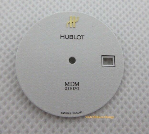 New Hublot MDM White Dial 26mm Yellow Gold