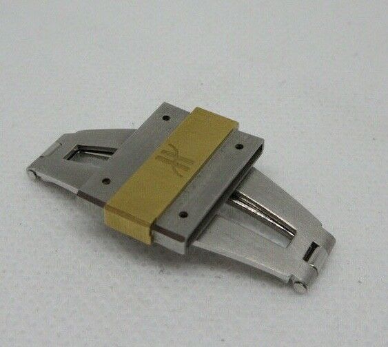 New Hublot Stainless Steel 18k Yellow Gold Deployant Buckle 1520 Series OEM