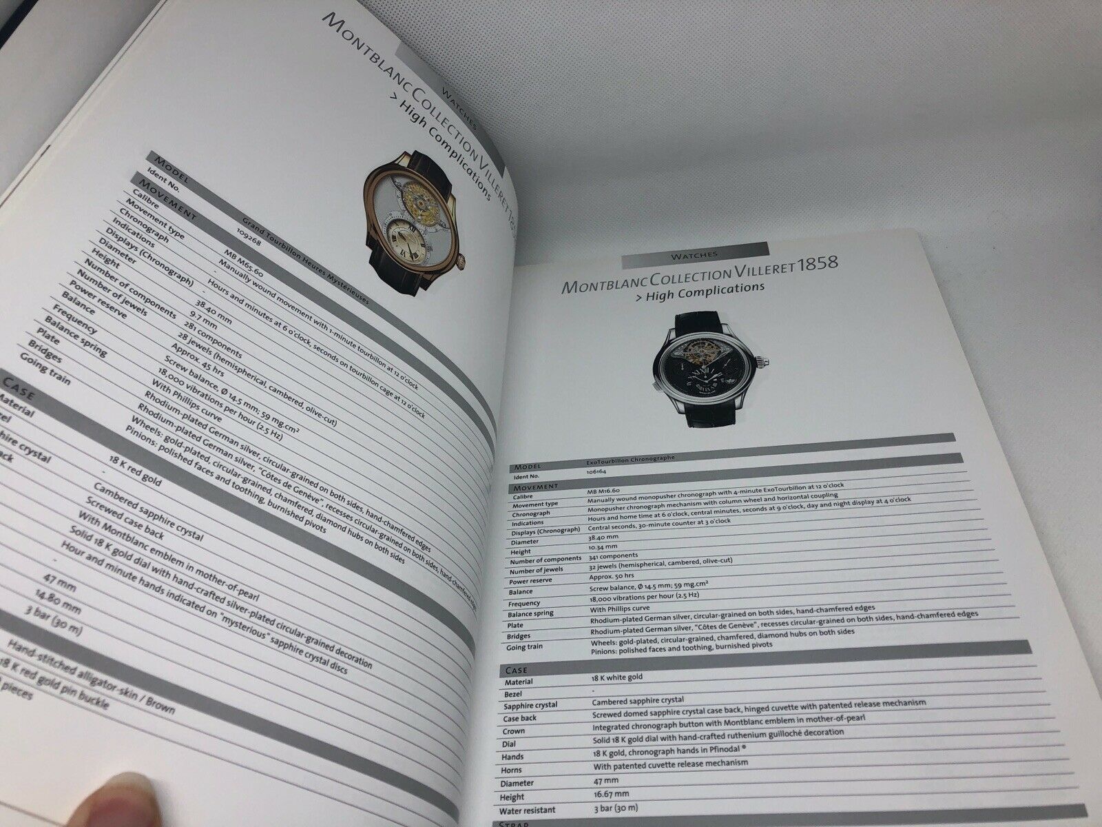 Montblanc Watch Book Hardcover Catalog 2013 2014