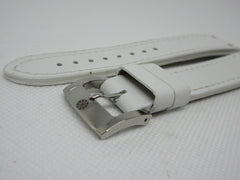 Giuliano Mazzuoli Manometro 18mm White Leather Strap Stainless Steel Buckle