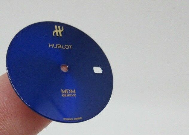 Hublot MDM Blue Dial 26mm Yellow Gold
